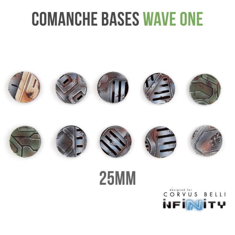 Comanche bases wave one 25mm