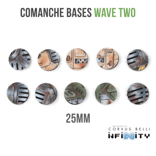 Comanche bases wave two 25mm