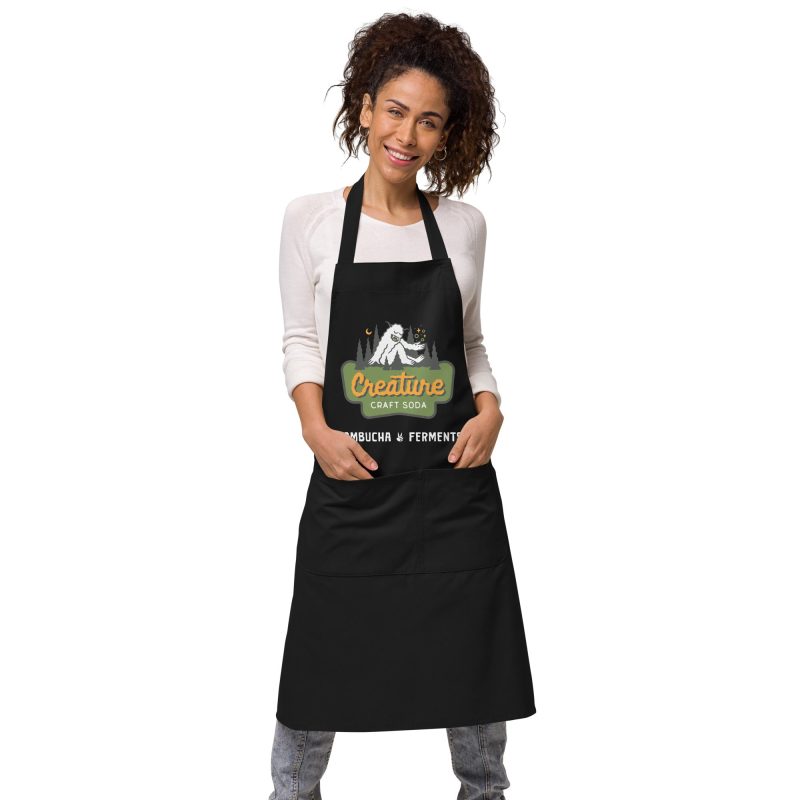 organic cotton apron black front 6327e149853c2