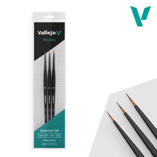 vallejo brushes detail definition set B02990 blister